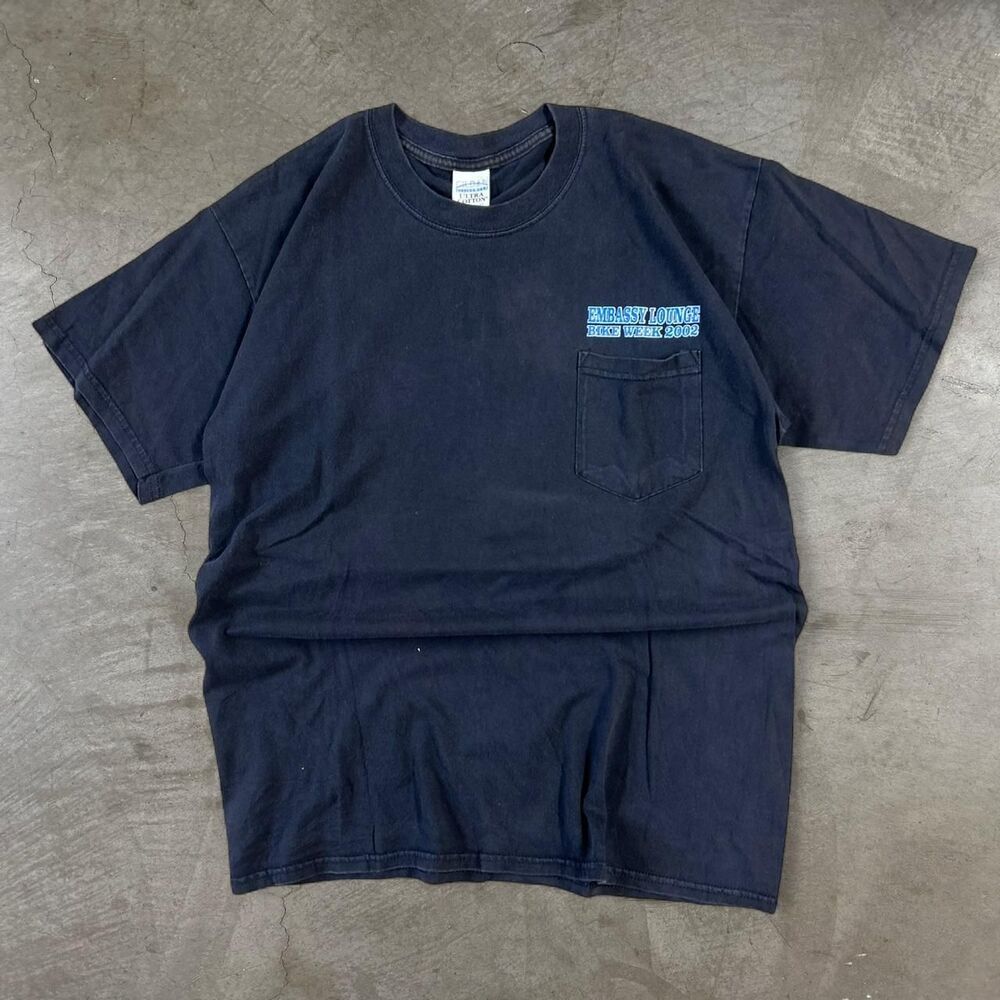 Y2K 2002 Embassay Lounge Bike Week T-Shirt